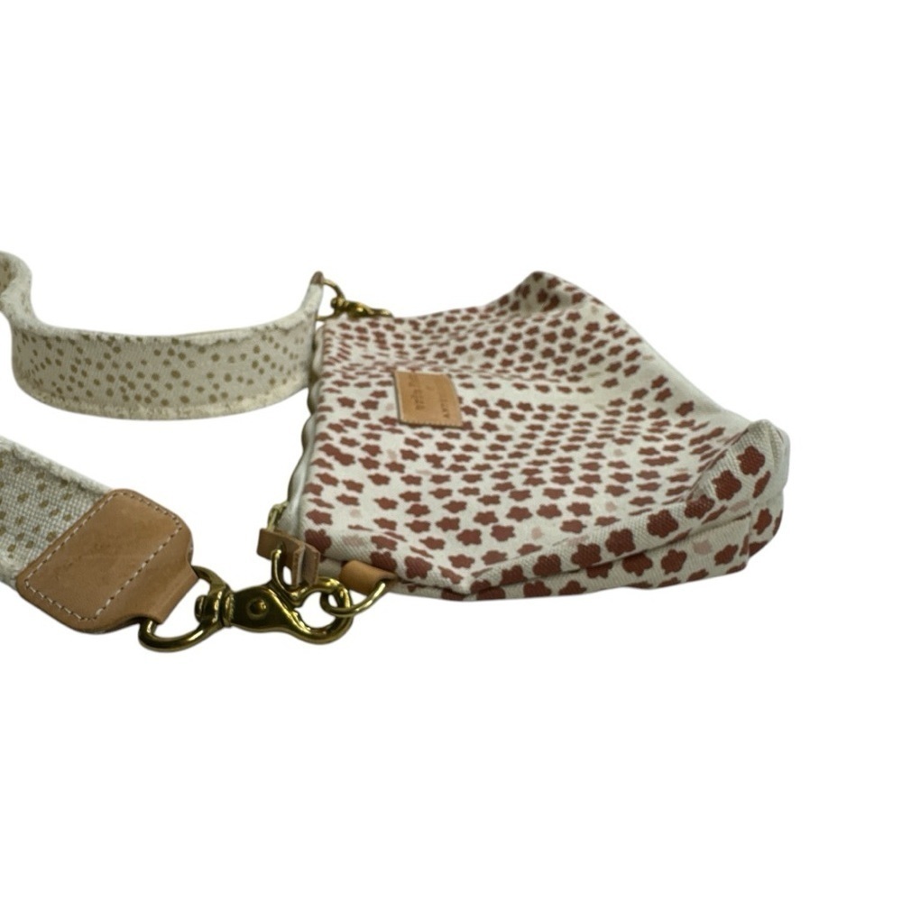 Erin Flett for Anthropologie Clay Polka Dot Canvas & Leather Jen Bag - Picture 6 of 15